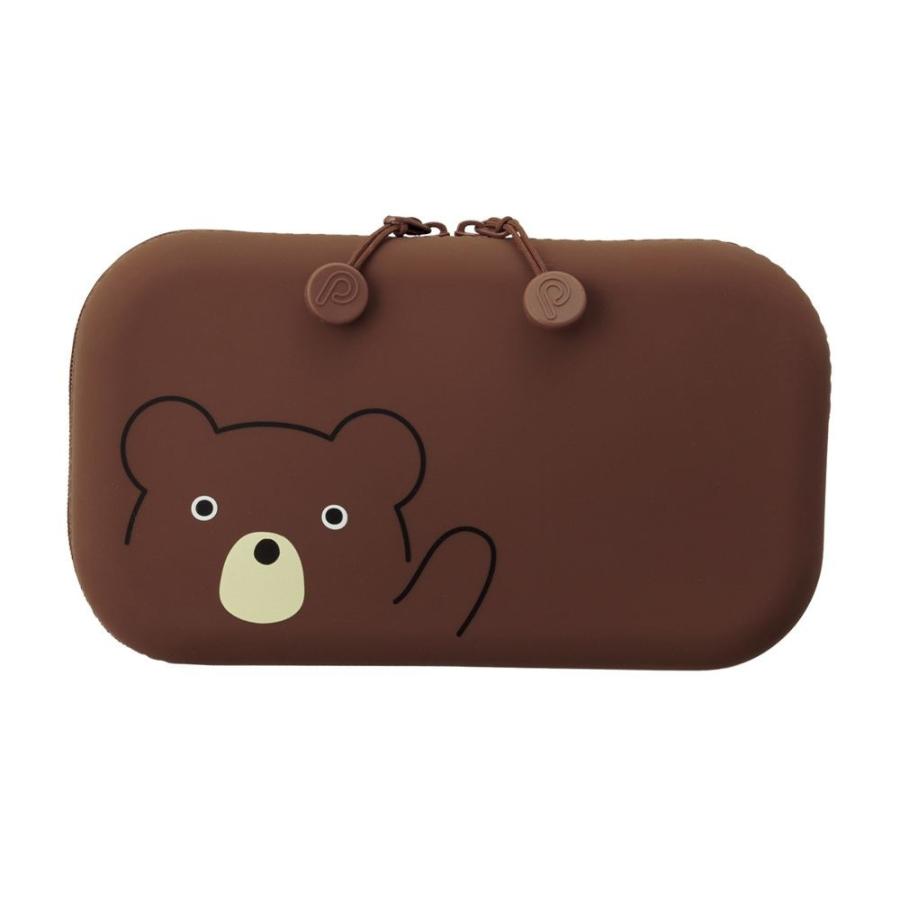 LIHIT LAB.＜リヒトラブ＞ PuniLabo ファスナーポーチ　クマ　A7716-1 | 