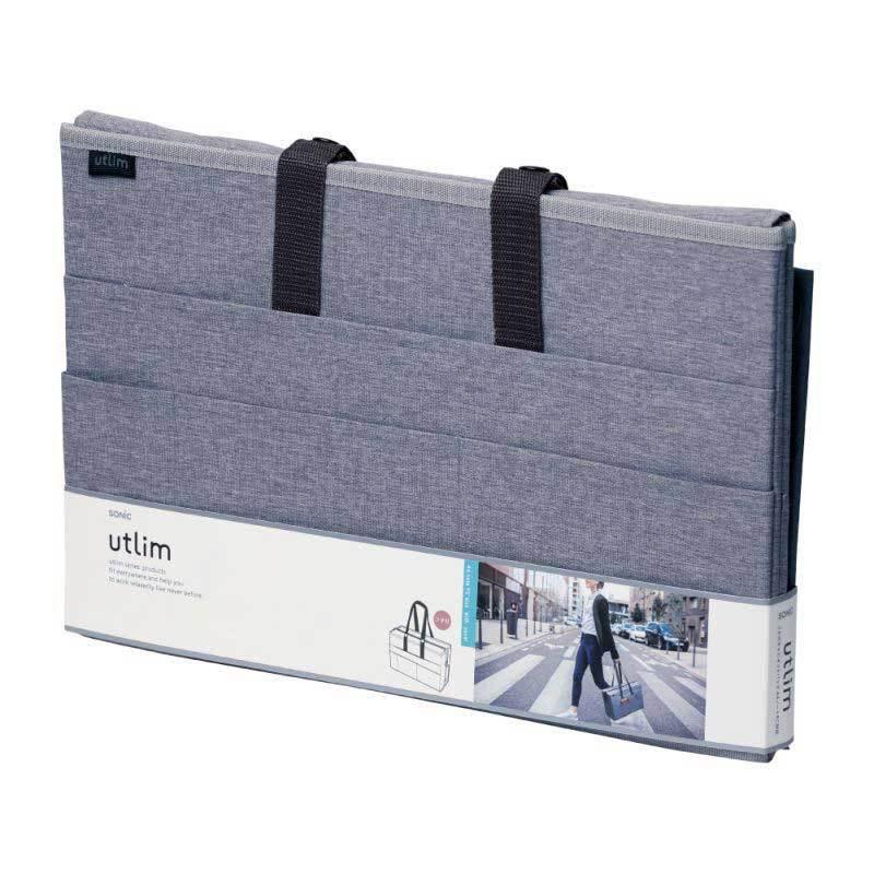 SONIC ソニック フタ付キャビネットバッグ A4ノートPC対応 ユートリム グレー UT-1091-GL |  | 01