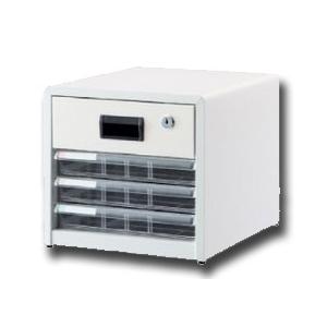 ナカバヤシ＜Nakabayashi＞ アバンテV2 レターケース A4サイズ 浅型3段・深型カギ付１段 AL-R4シロ(AL-R4-シロ） | アバンテV2