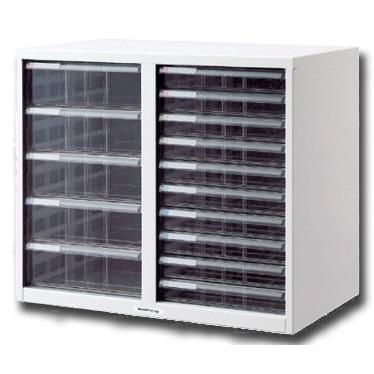 ナカバヤシ＜Nakabayashi＞ アバンテV2 レターケース A4サイズ 浅型10段・深型5段 AL-C15ニューグレー(AL-C15-ニューグレー） | アバンテV2