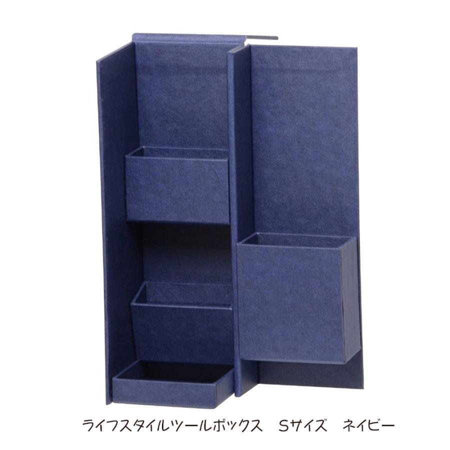 ＜ナカバヤシ＞ライフスタイルツールボックス　Sサイズ　ネイビー LST-B01NV | 