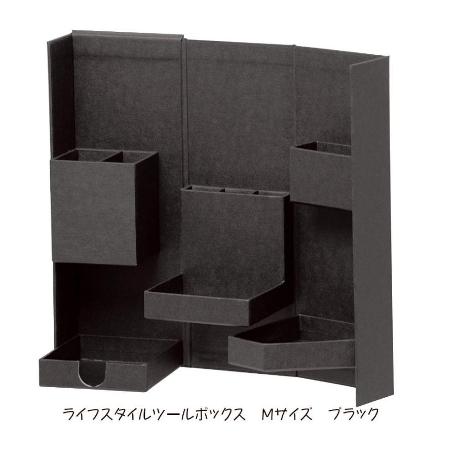 ＜ナカバヤシ＞ライフスタイルツールボックス　Ｍサイズ　ブラック LST-B02BK | 
