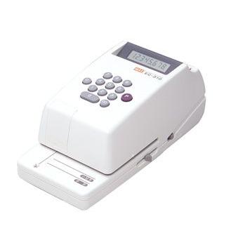 マックス MAX 電子チェックライター コンパクトタイプ 8桁印字 EC-310 EC90001 | 