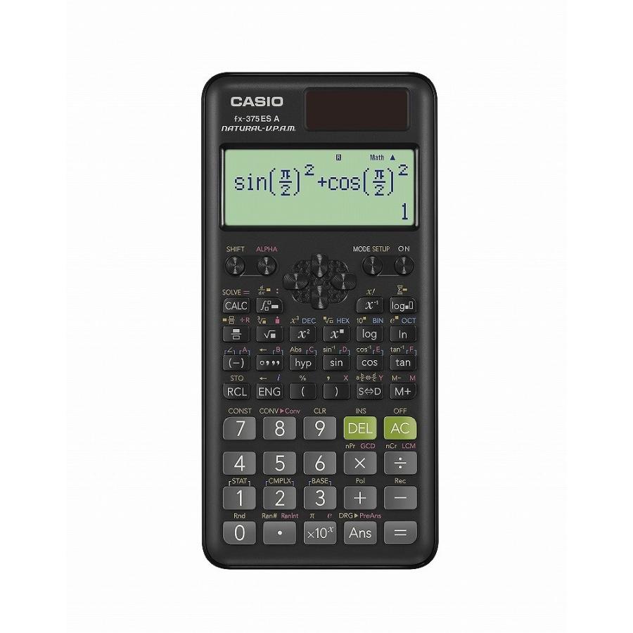 カシオ計算機　casio スタンダード関数電卓 fx-375ESA-N | CASIO