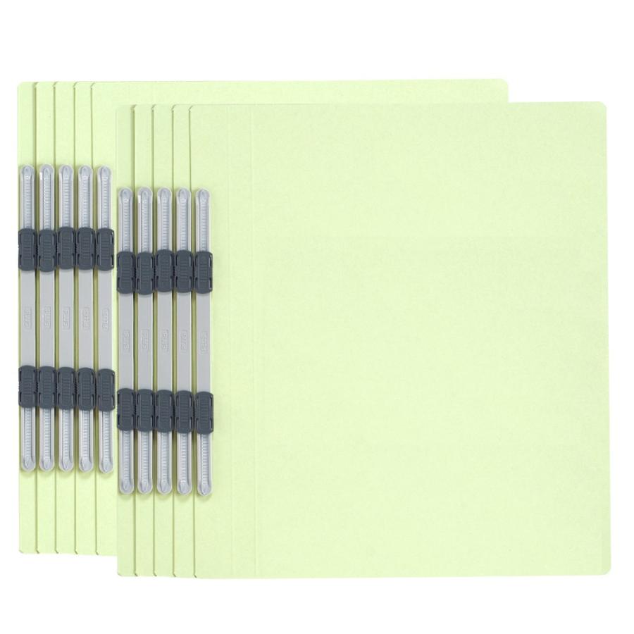 プラス(PLUS) エコノミー フラットファイル 10冊パック A4-S 150枚とじ グリーン NO.021E 79-356 | PLUS