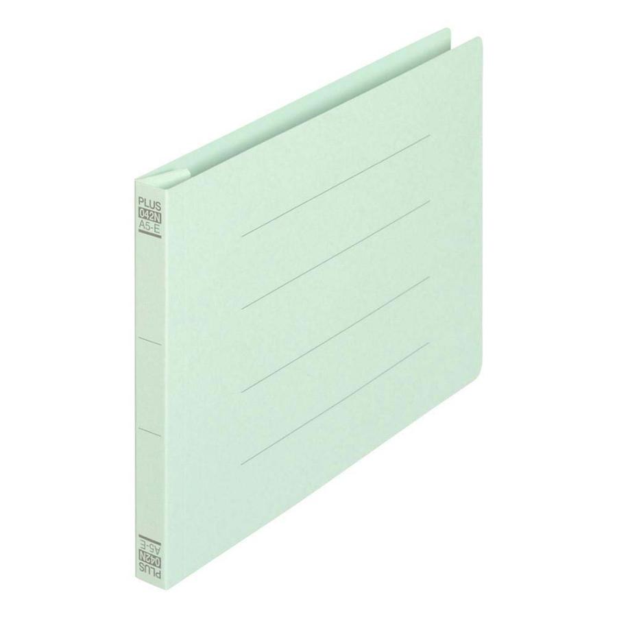 プラス PLUS フラットファイル 樹脂 3冊パック A5E ブルー 78415 | PLUS