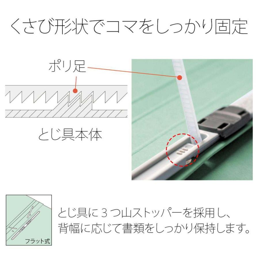 プラス PLUS フラットファイル 樹脂 3冊パック A3E ブルー 78325 | PLUS | 06