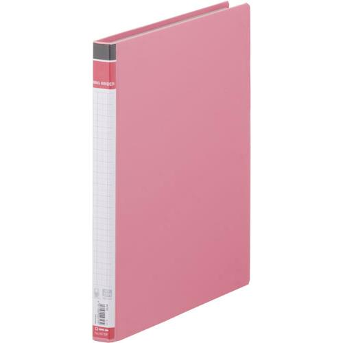 キングジム＜KING JIM＞リングバインダーBF (ベーシックファイル)　ピンク 667BFヒン　A4 タテ型 130枚 | KING JIM