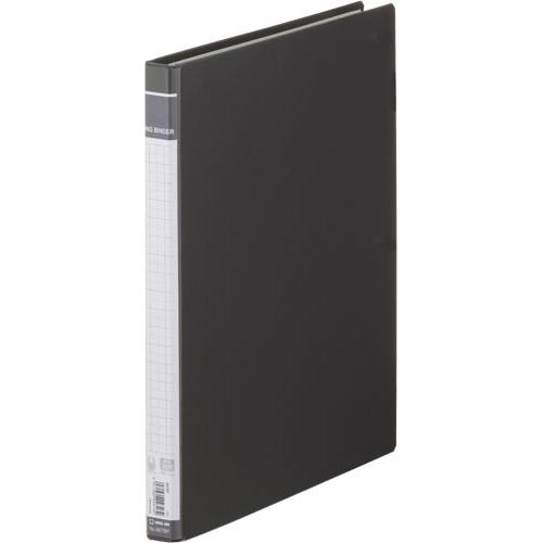 キングジム＜KING JIM＞リングバインダーBF (ベーシックファイル)　黒 667BFクロ　A4 タテ型 130枚 | KING JIM