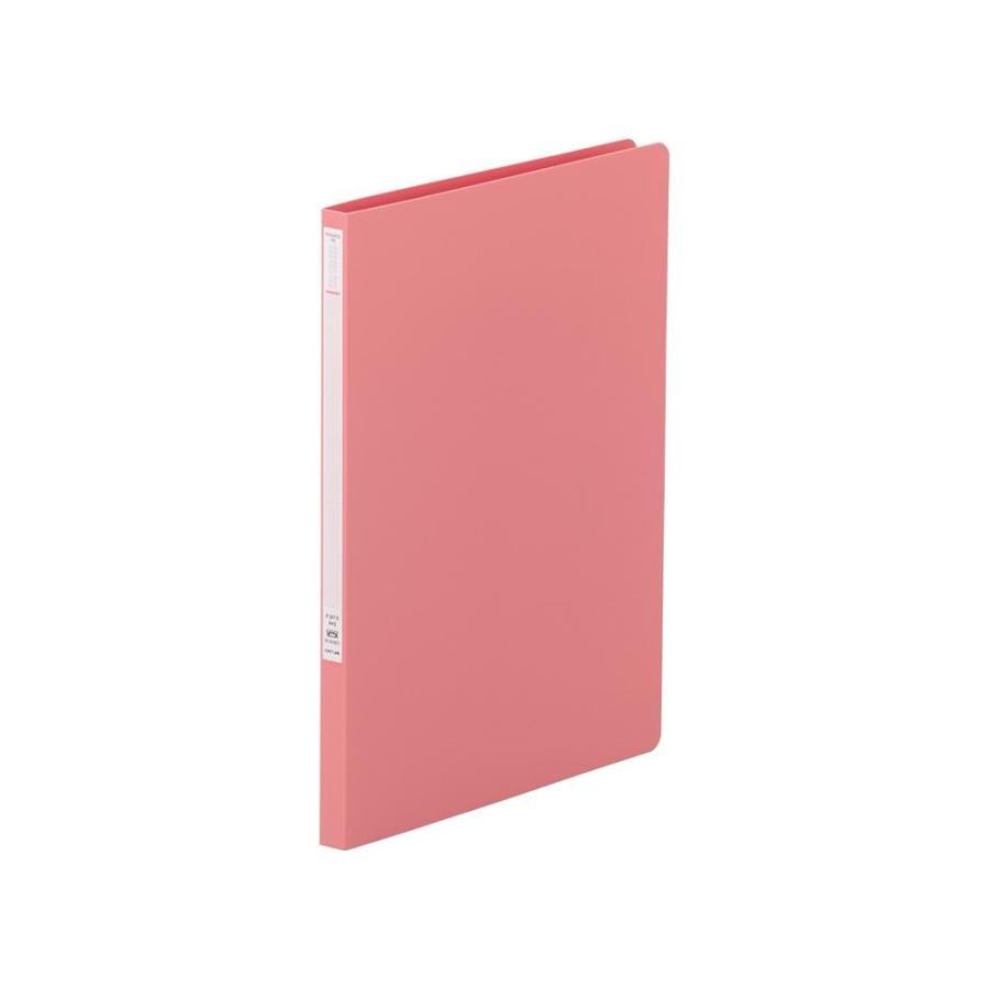 リヒトラブ　パンチレスファイルＺ式　F-347-2桃　A4 タテ型　収納枚数：コピー用紙１２０枚 | 
