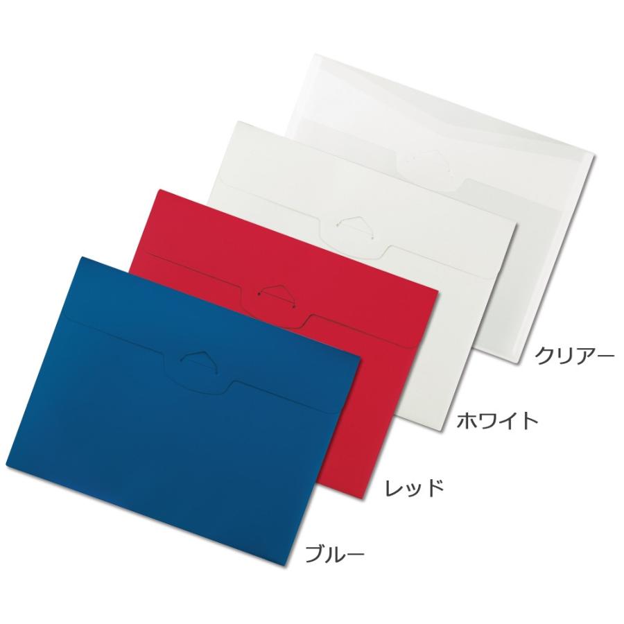プラス(PLUS)ケースファイル ポケット付エンベロープ ヨコ型 クリアー FL-119CH　88-734 | PLUS | 01