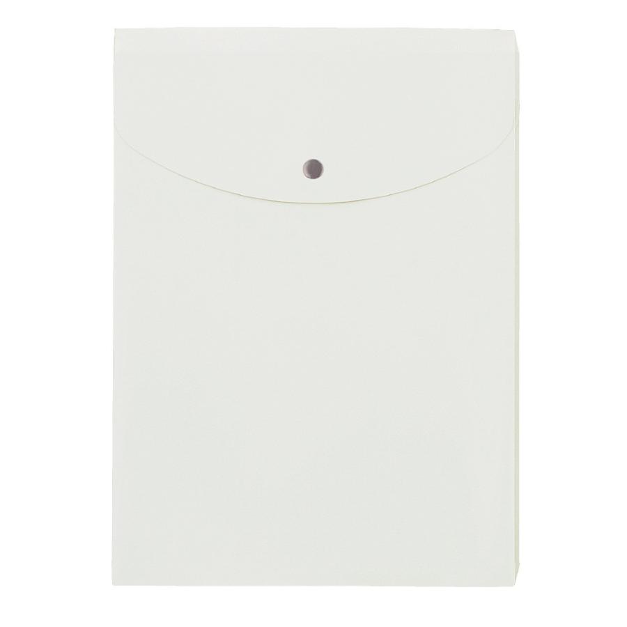 プラス(PLUS)ホルダー ポケット付エンベロープ マチ付 タテ型 ホワイト FL-120CH 10冊パック　88-273 | PLUS