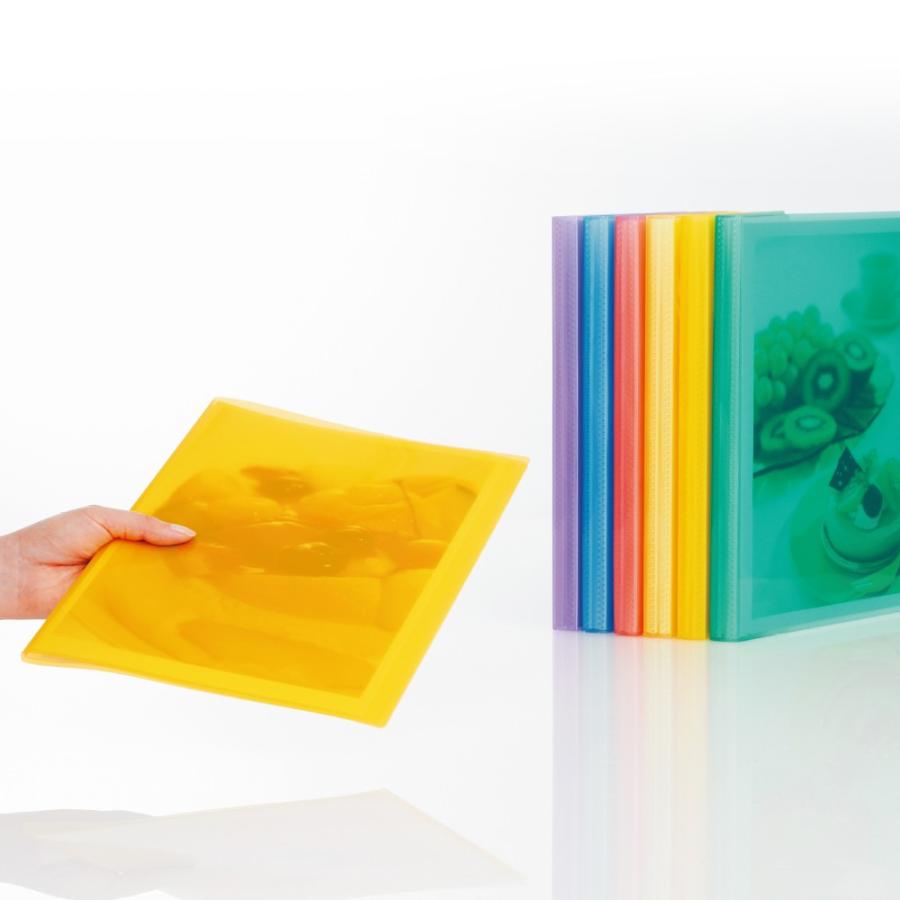 プラス(PLUS)シンプル クリアーファイル 溶着式 A4-S 10ポケット ピンク FC-210SC　98-154 | PLUS | 03