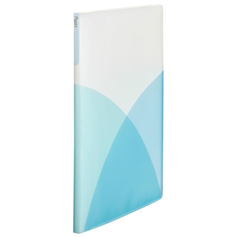 プラス(PLUS) クリアーファイル パスティ A4サイズ　20P　FC-400P　ソーダブルー　98-404 | PLUS