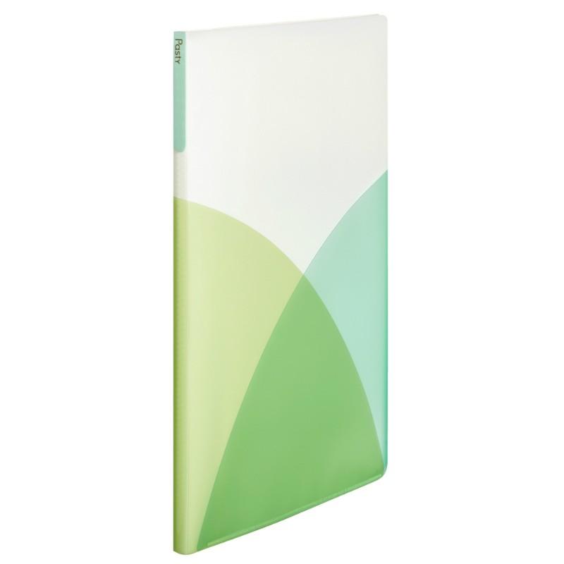 プラス(PLUS) クリアーファイル パスティ A4サイズ　20P　FC-400P　マスカットグリーン　98-405 | PLUS