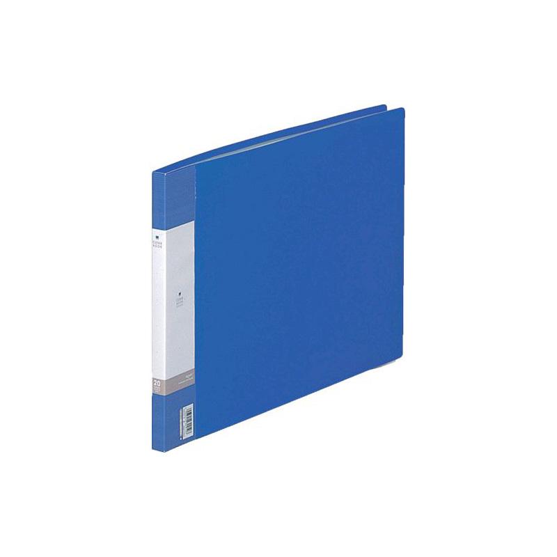 リヒトラブ LIHITLAB クリヤーブック B4E 20ポケット 青 G3222-8 | Ludwig