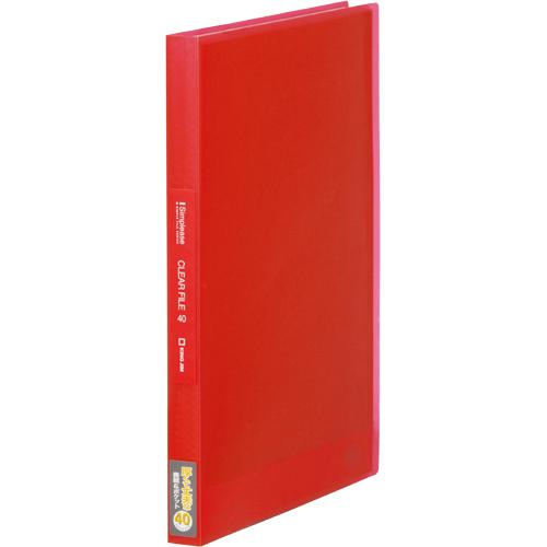 キングジム＜KING JIM＞シンプリーズクリアーファイル（透明） 40P 赤 186TSPWアカ A4 タテ型 | シンプリーズ
