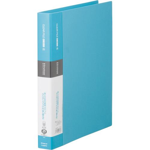 キングジム＜KING JIM＞ シンプリーズクリアーファイル差替式25P水色138SPWミスA4タテ型 | シンプリーズ