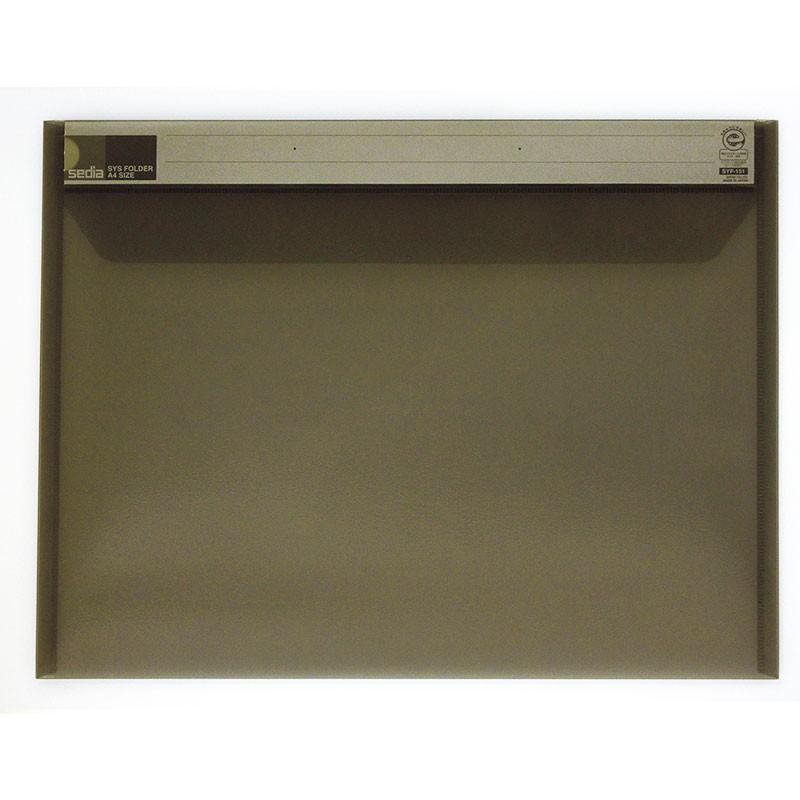 セキセイ　シスフォルダーＡ４−Ｓ　グレー　SYF-151-70 | 