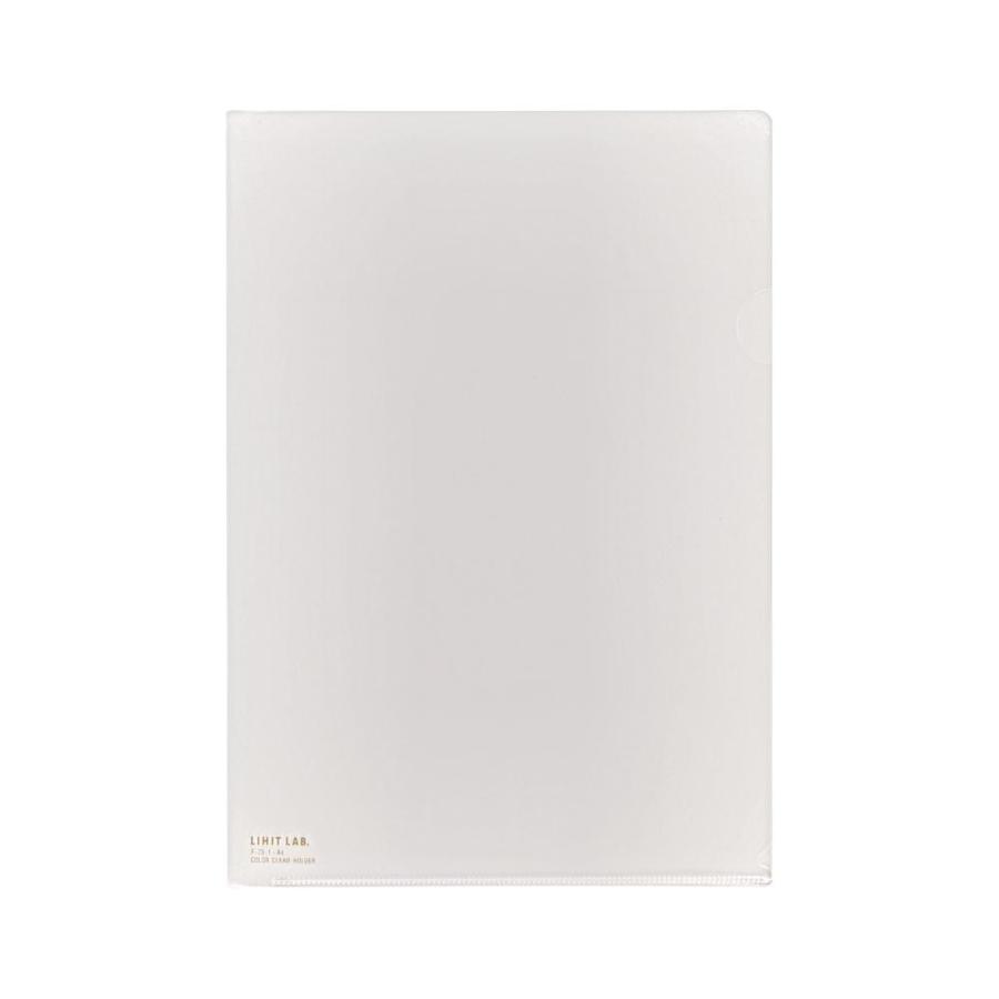 リヒトラブ　カラークリヤーホルダー　F-78B-1乳白　B4　収納枚数：コピー用紙３０枚 | 