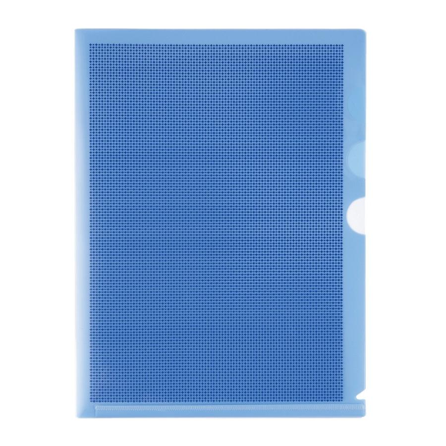 プラス(PLUS) カモフラージュ 仕切り付ホルダー・3ポケット A4 ブルー FL-131CH 10冊パック　89-581 | PLUS