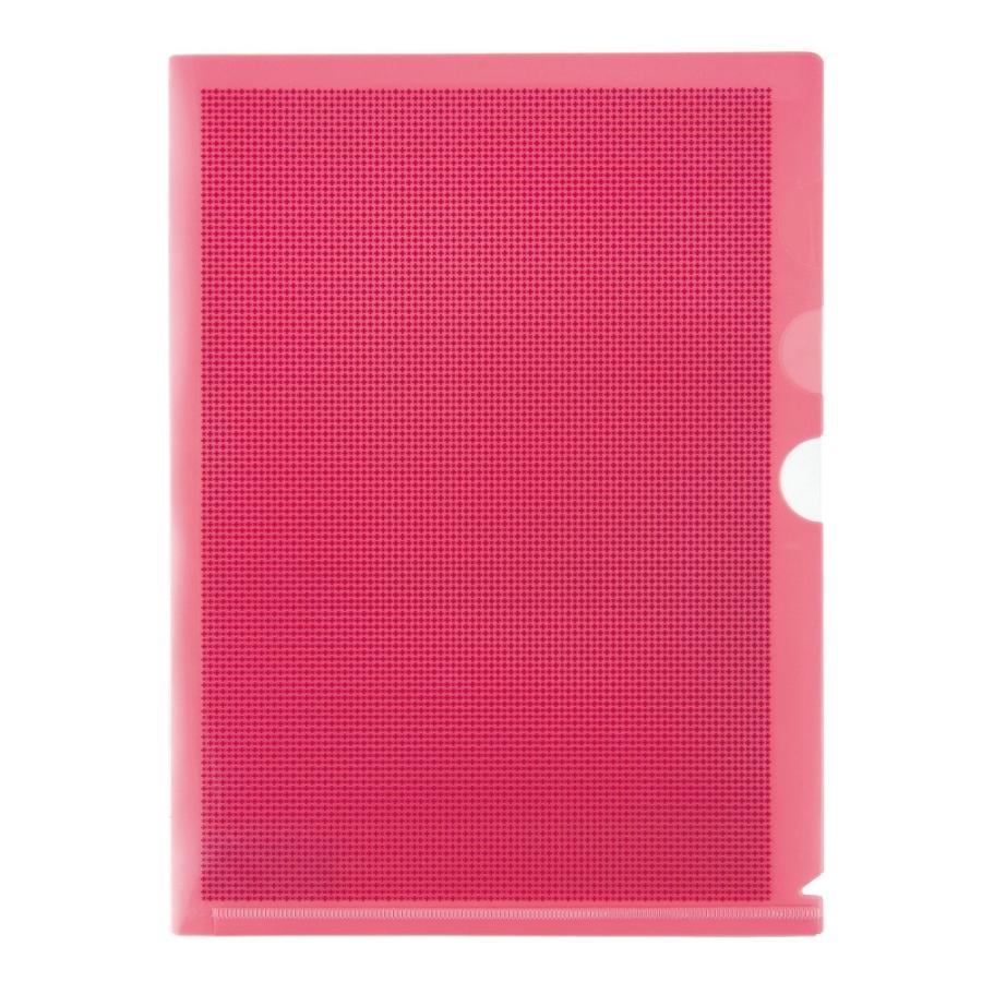 プラス(PLUS) カモフラージュ 仕切り付ホルダー・3ポケット A4 ピンク FL-131CH 10冊パック　89-584 | PLUS