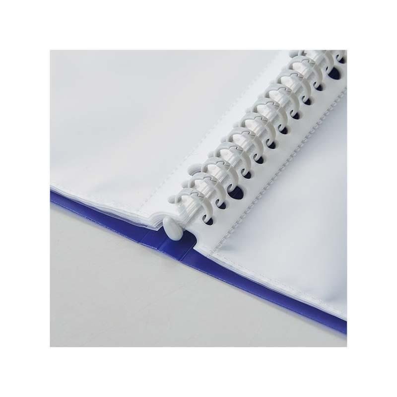 LIHIT LAB.＜リヒトラブ＞CUBE FIZZ クリヤーブック交換式A4 パープル ポケット数30枚 N7016-10 | ブランド登録なし | 04