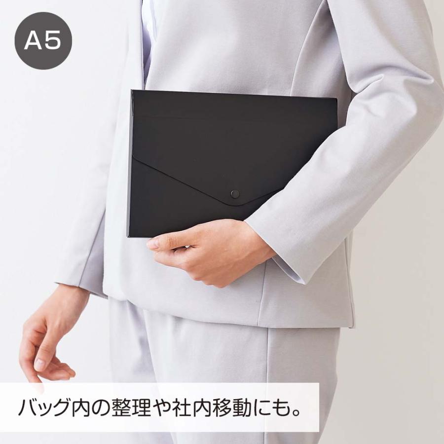 リヒトラブ LIHITLAB Noir×noir エンベロープケース A5 A5094 | LIHIT LAB. | 03