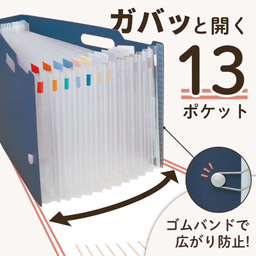 LIHIT LAB.＜リヒトラブ＞noie ドキュメントボックス ヨコA4 ネイビー F7691-11 |  | 03
