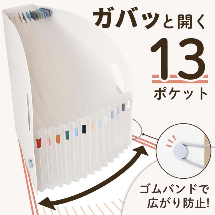 LIHIT LAB.＜リヒトラブ＞noie ドキュメントボックス タテA4 ネイビー F7690-11 |  | 04