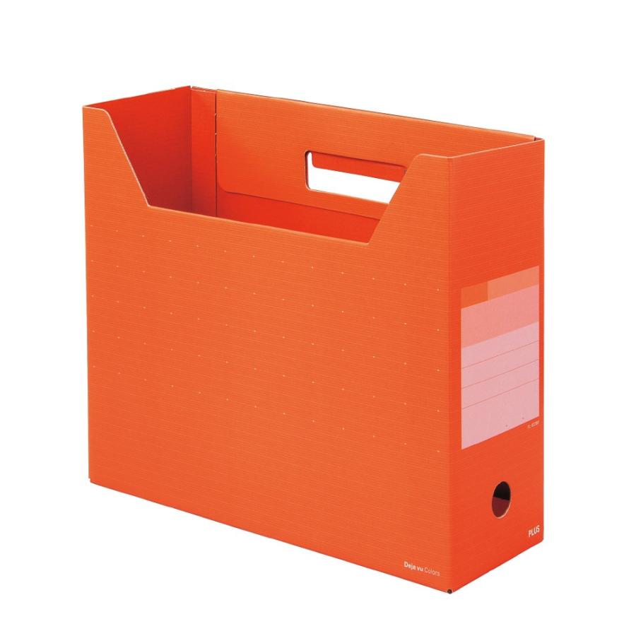 プラス(PLUS)デジャヴ ボックスファイル レギュラー A4-E トマトレッド FL-023BF　87-625 | PLUS