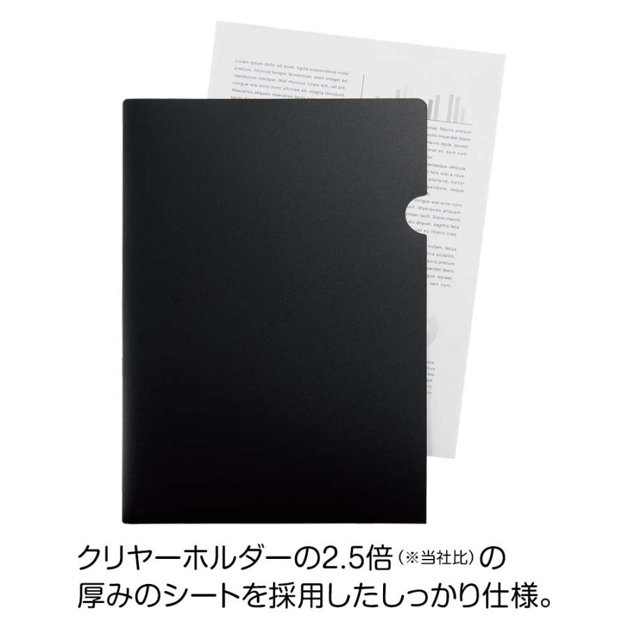 リヒトラブ LIHITLAB Noir×noir ソリッドホルダー A4 F5904 | LIHIT LAB. | 02