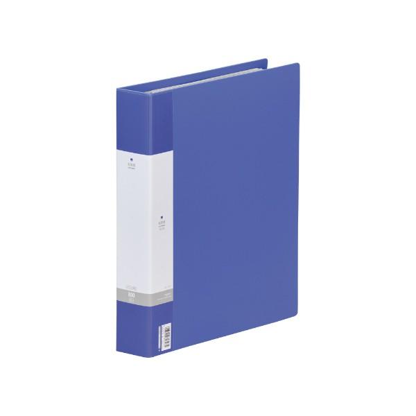 LIHIT LAB.＜リヒトラブ＞リクエスト　名刺帳＜ポケット交換タイプ＞Ａ４・S型 ３０穴 G-8803-8青/G8803-8/G8803-青/G-8803-青 | 