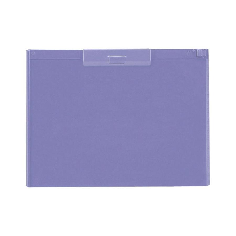 LIHIT LAB.＜リヒトラブ＞ クリップボード　A-983U-23ブルーバイオレット　B4 ヨコ型 | 