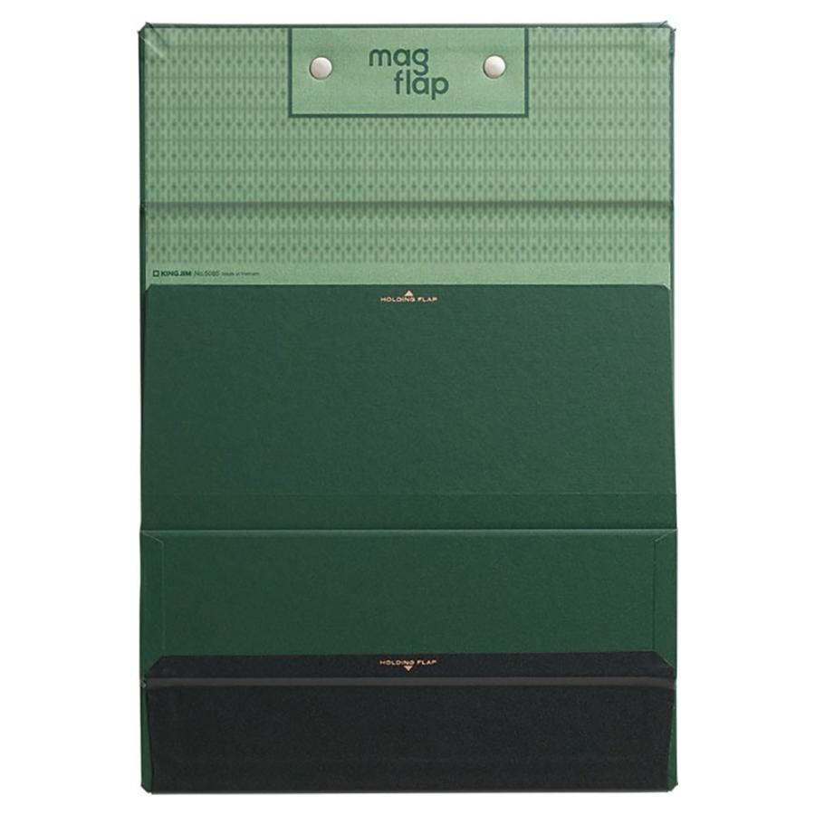 キングジム＜KING JIM＞ クリップボード マグフラツプ Magｆlap 緑 5085ミト 用箋はさみ | KING JIM | 01