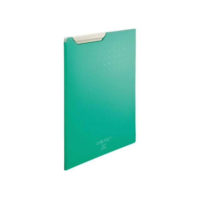 LIHIT LAB.＜リヒトラブ＞CUBE FIZZ クリップファイルA4 グリーン F6067-7 | ブランド登録なし