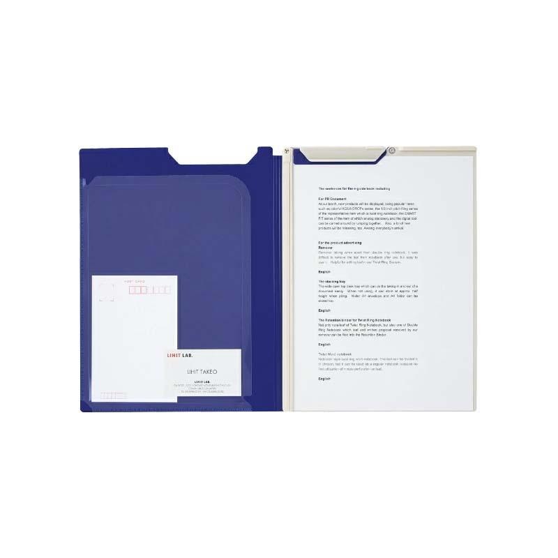 LIHIT LAB.＜リヒトラブ＞CUBE FIZZ クリップファイルA4 グリーン F6067-7 | ブランド登録なし | 01