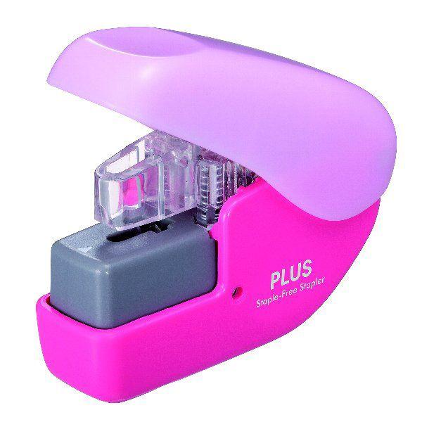 ペーパークリンチ　ミニ　４枚　ピンク　SL-104N　PK　プラス（PLUS） | 