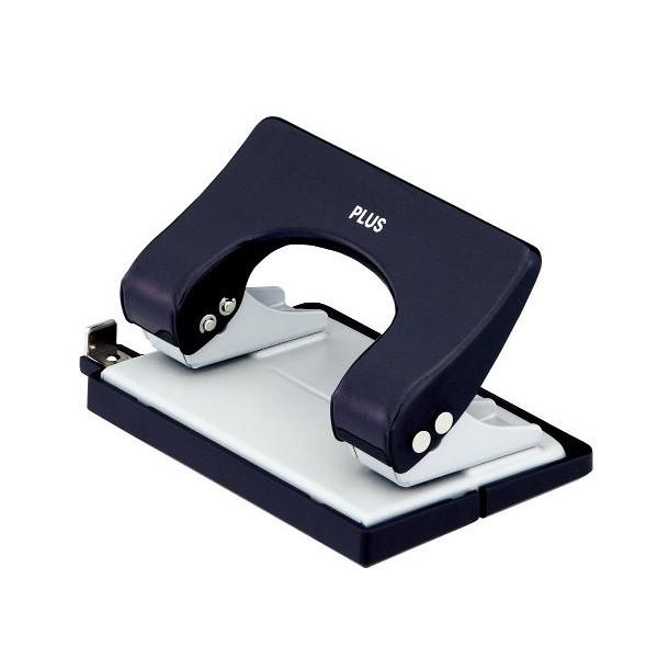 プラス(PLUS) 2穴パンチ フォース 1/2　Sサイズ（ブリスターパック入り） ブラック PU-816AB 30-692 | PLUS
