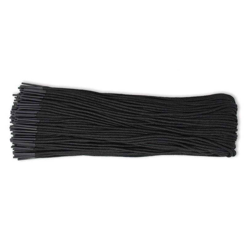 プラス(PLUS) つづりひも セル先 45cm スフ16本＋PP8本織 100本入 黒 TF-210C (No.210) 36-048 | PLUS