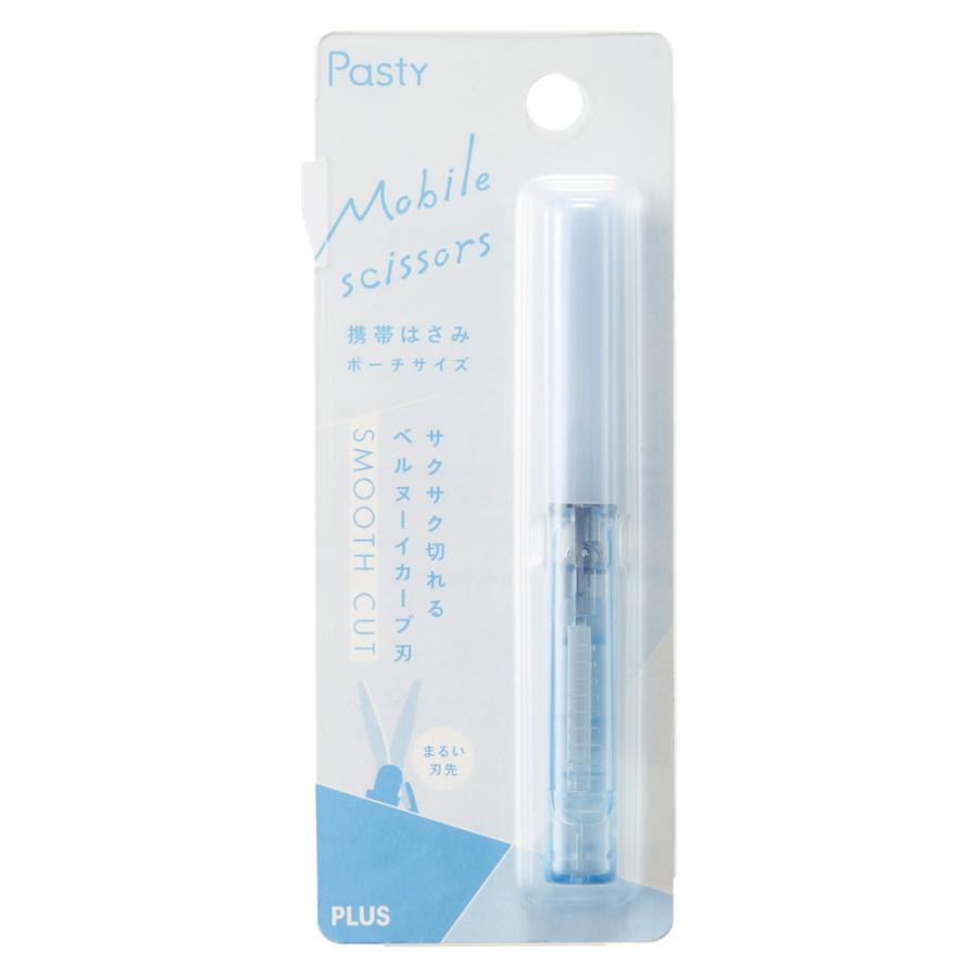 プラス PLUS Pasty 携帯はさみ ポーチサイズ フッ素コート ブルー SC-100PF-P 36-584 | PLUS | 07