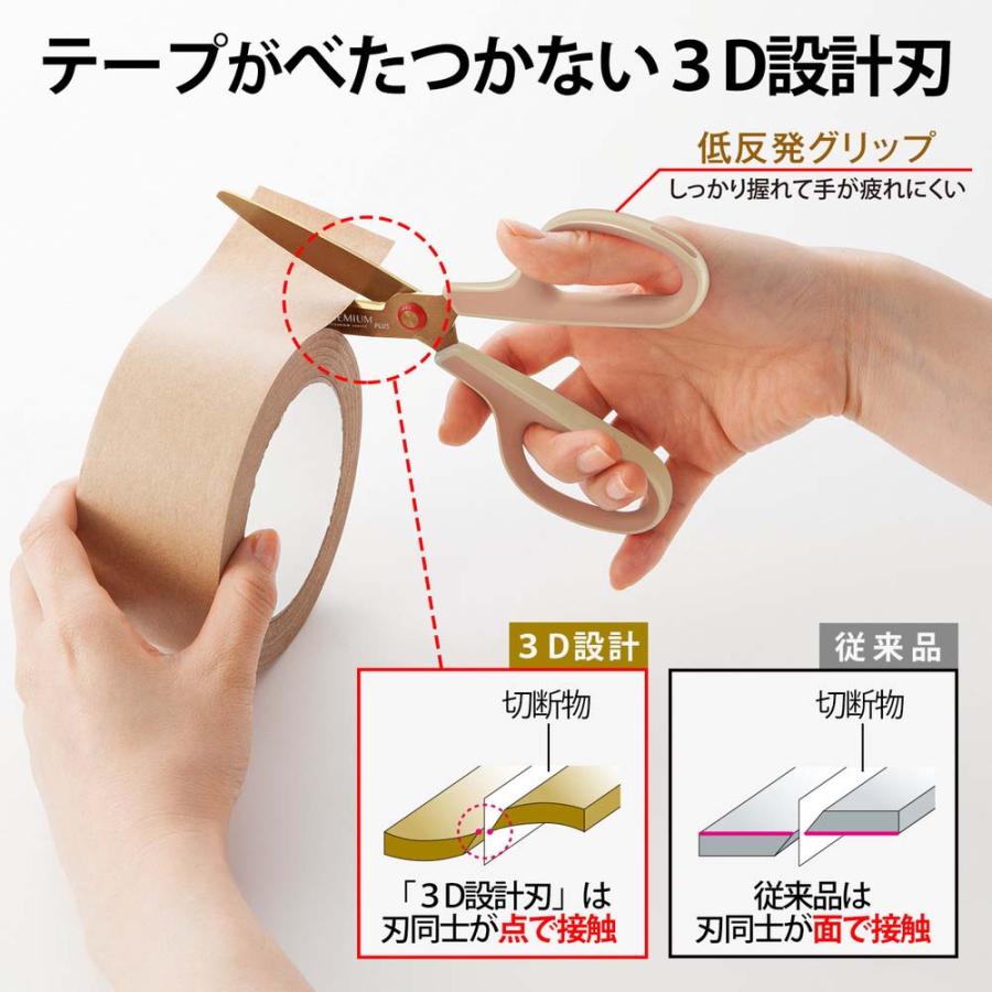 プラス PLUS フィットカットカーブプレミアムチタン　限定ベージュ 34409 | PLUS | 03