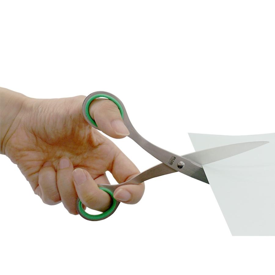 プラス(PLUS) はさみ ステンレス鋏 左手用 グリーン NO.165L　34-940 | PLUS | 03