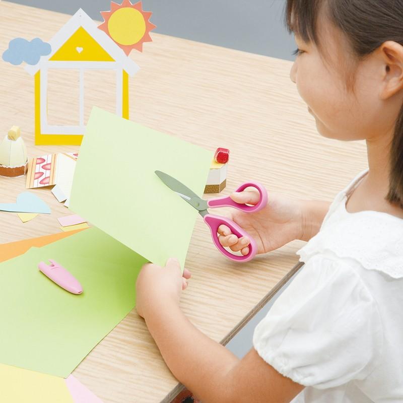 プラス(PLUS) はさみ フィットカットカーブ ジュニア フッ素コート 左手用 イエロー 10本セット SC-145ML 34-673 | PLUS | 05