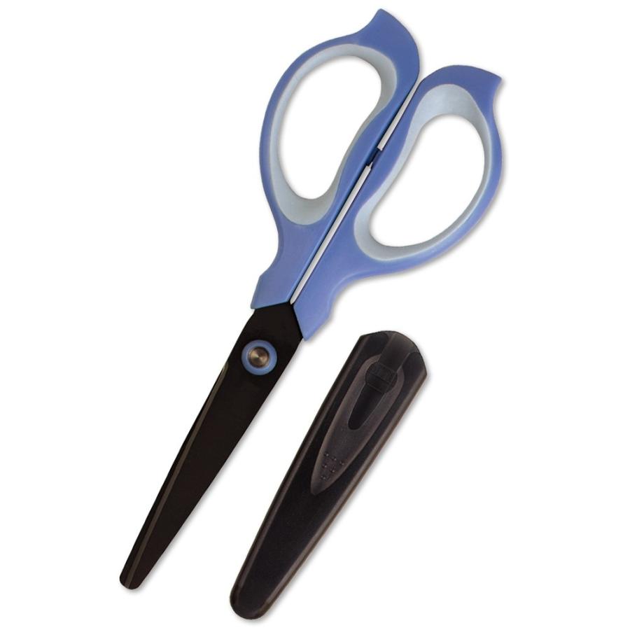 プラス(PLUS) はさみ フィットカット イージーグリップ フッ素コート ブルー SC-165SF　34-383 | PLUS