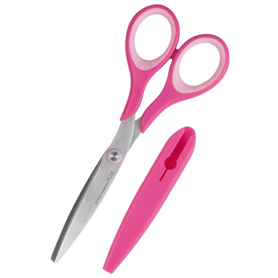 プラス(PLUS) はさみ フィットカット スリムスタイル ポップピンク SC-160S　34-141 | PLUS