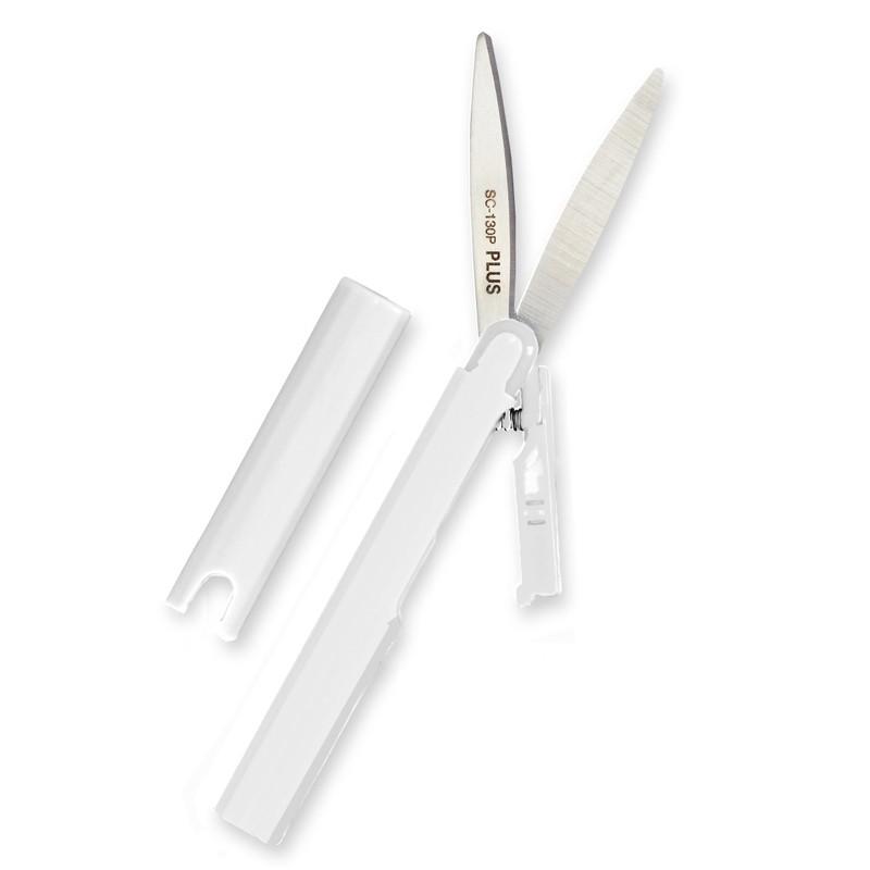 プラス(PLUS) 携帯はさみ フィットカットカーブ ツイッギー ホワイト 10本セット SC-130P 34-572 | PLUS | 03