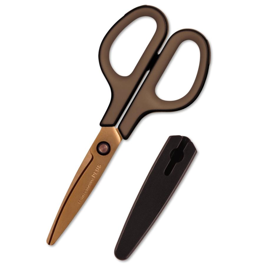 プラス(PLUS) はさみ フィットカットカーブ チタンコート チタンブラウン SC-175ST　34-519 | PLUS