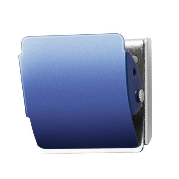プラス(PLUS)　マグネットクリップ　ホールド．M　CP-040MCR-B　ブルー　80-416 | PLUS