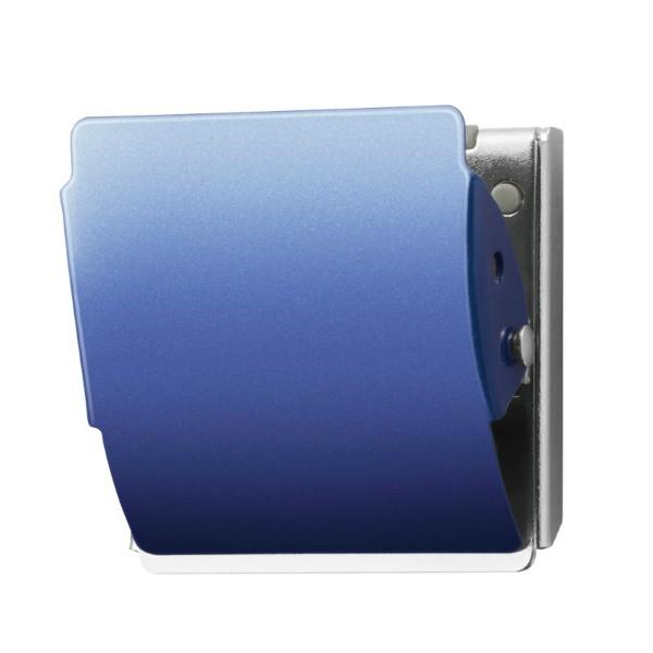 プラス(PLUS)　マグネットクリップ　ホールド．L　CP-047MCR-B　ブルー　80-406 | PLUS